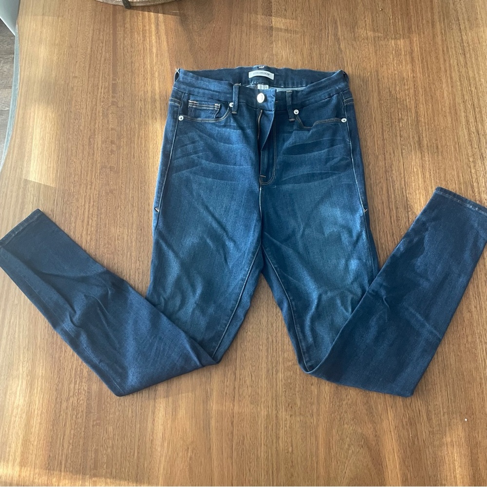 Good American Good Waist High Waist Ankle Skinny Jeans